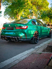 CARBON BODY KIT for BMW M3 G82 M4 G80 2021 - 2024 FORZA PERFORMANCE Custom fit Dry Carbon Achen Cybe Achencybe Design Style
Set includes:

Front Lip
Front Grille
Hood Bonnet Trim
Rear Diffuser
Rear Spoiler
Material: Carbon

NOTE: Professional installation is required.
