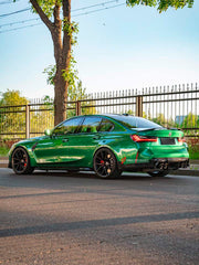 CARBON BODY KIT for BMW M3 G82 M4 G80 2021 - 2024 FORZA PERFORMANCE Custom fit Dry Carbon Achen Cybe Achencybe Design Style
Set includes:

Front Lip
Front Grille
Hood Bonnet Trim
Rear Diffuser
Rear Spoiler
Material: Carbon

NOTE: Professional installation is required.