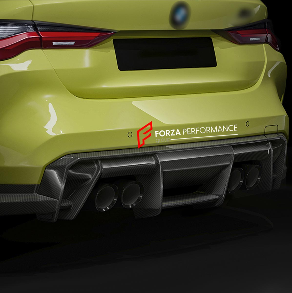 CARBON BODY KIT for BMW M3 G82 M4 G80 2021 - 2024 FORZA PERFORMANCE Custom fit Dry Carbon Achen Cybe Achencybe Design Style
Set includes:

Front Lip
Front Grille
Hood Bonnet Trim
Rear Diffuser
Rear Spoiler
Material: Carbon

NOTE: Professional installation is required.