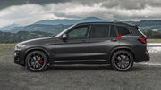 CARBON BODY KIT for BMW X3 G01 iX3 G08 M40i 30i XDRIVE 2021 - 2025 FORZA PERFORMANCE Custom fit Dry Carbon Achen Cybe Achencybe Design Style
Set includes:

Front Lip
Rear Diffuser (standard or extended design — your choice)
Roof Spoiler
Material: Carbon

NOTE: Professional installation is required.