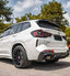 CARBON BODY KIT for BMW X3 G01 iX3 G08 M40i 30i XDRIVE 2021 - 2025 FORZA PERFORMANCE Custom fit Dry Carbon Achen Cybe Achencybe Design Style
Set includes:

Front Lip
Rear Diffuser (standard or extended design — your choice)
Roof Spoiler
Material: Carbon

NOTE: Professional installation is required.