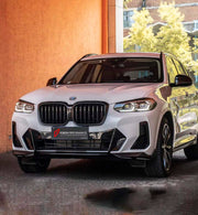 CARBON BODY KIT for BMW X3 G01 iX3 G08 M40i 30i XDRIVE 2021 - 2025 FORZA PERFORMANCE Custom fit Dry Carbon Achen Cybe Achencybe Design Style
Set includes:

Front Lip
Rear Diffuser (standard or extended design — your choice)
Roof Spoiler
Material: Carbon

NOTE: Professional installation is required.