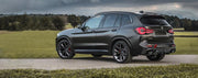 CARBON BODY KIT for BMW X3 G01 iX3 G08 M40i 30i XDRIVE 2021 - 2025 FORZA PERFORMANCE Custom fit Dry Carbon Achen Cybe Achencybe Design Style
Set includes:

Front Lip
Rear Diffuser (standard or extended design — your choice)
Roof Spoiler
Material: Carbon

NOTE: Professional installation is required.