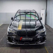 CARBON BODY KIT for BMW X5 G05 2018 - 2023

Set includes:
Front Lip
Front Bumper Canards
Hood Bonnet
Side Skirts
Roof Spoiler
Ducktail Spoiler
Rear Diffuser

Material: Carbon

NOTE: Professional installation is required.