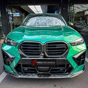 CARBON BODY KIT for BMW X5M F95 X6M F96 LCI 2023+

Set includes:
Front Lip
Front Bumper Air Vent Covers
Side Skirts
Roof Spoiler
Ducktail Spoiler
Rear Bumper Fins
Rear Diffuser

Material: Carbon

NOTE: Professional installation is required.