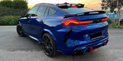 CARBON BODY KIT for BMW X6M F96 2020+

Set includes:

Front Lip

Side Skirts
Wing Spoiler
Rear Diffuser Assembly

Material: Carbon

NOTE: Professional installation is required