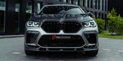 CARBON BODY KIT for BMW X6M F96 2020+

Set includes:

Front Lip

Side Skirts
Wing Spoiler
Rear Diffuser Assembly

Material: Carbon

NOTE: Professional installation is required