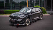 CARBON BODY KIT for BMW XM G09 2023+

Set includes:

Front Lip

Front Canards

Side Skirts
Rear Middle Spoiler
Roof Spoiler

Rear Diffuser


Material: Carbon Fiber

Note: Professional installation is required.