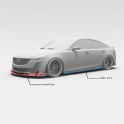 CARBON BODY KIT for CADILLAC CT5 2019 - 2024

Set Include:

Front Lip
Side Skirts
Rear Diffuser
Rear Spoler
Material: Carbon

Note: Professional installation is required.