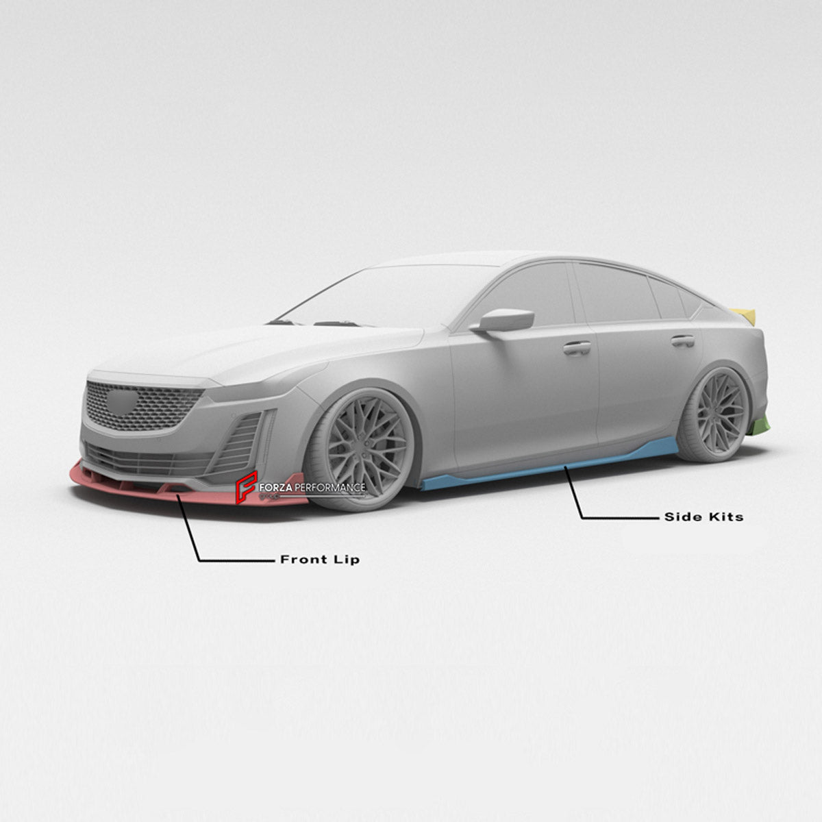 CARBON BODY KIT for CADILLAC CT5 2019 - 2024

Set Include:

Front Lip
Side Skirts
Rear Diffuser
Rear Spoler
Material: Carbon

Note: Professional installation is required.