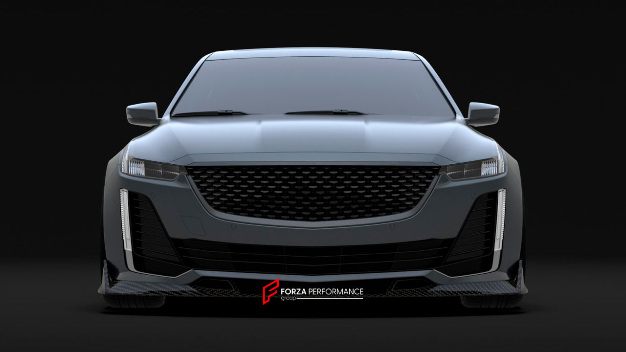 CARBON BODY KIT for CADILLAC CT5 2019 - 2024

Set Include:

Front Lip
Side Skirts
Rear Diffuser
Rear Spoler
Material: Carbon

Note: Professional installation is required.