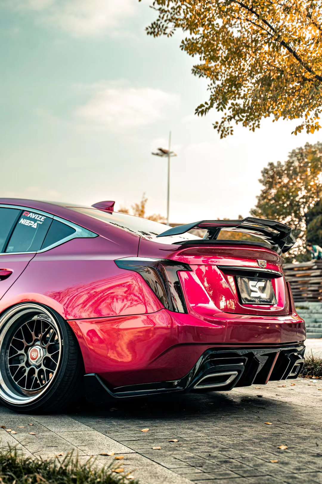 CARBON BODY KIT for CADILLAC CT5 V 2019 - 2024

Set includes:

Front Lip
Front Bumper Assembly

Hood / Bonnet

Side Skirts

Rear Spoiler ( 2 options )
Rear Bumper
Rear Diffuser

Material: Wet Carbon with Fiberglass

NOTE: Professional installation is required.

Why “Contact Us for Pricing”?

We don’t display fixed prices because our goal is to offer you the most competitive deal possible. Product costs often decrease over time, and by requesting a quote, you’ll receive our most up-to-date price on market.

