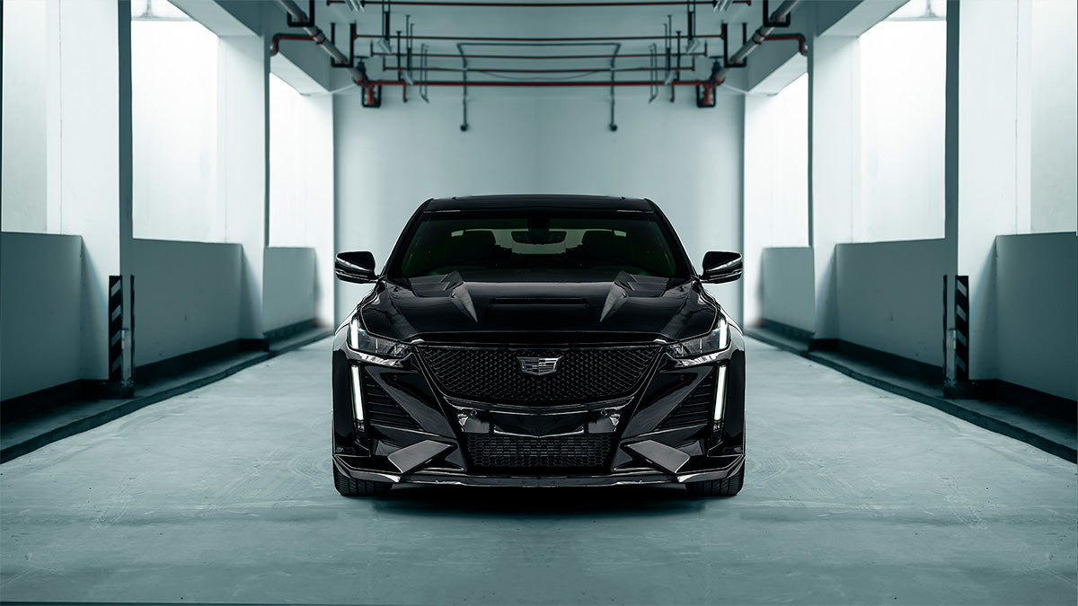 CARBON BODY KIT for CADILLAC CT5 V 2019 - 2024

Set includes:

Front Lip
Front Bumper Assembly

Hood / Bonnet

Side Skirts

Rear Spoiler ( 2 options )
Rear Bumper
Rear Diffuser

Material: Wet Carbon with Fiberglass

NOTE: Professional installation is required.

Why “Contact Us for Pricing”?

We don’t display fixed prices because our goal is to offer you the most competitive deal possible. Product costs often decrease over time, and by requesting a quote, you’ll receive our most up-to-date price on market.

