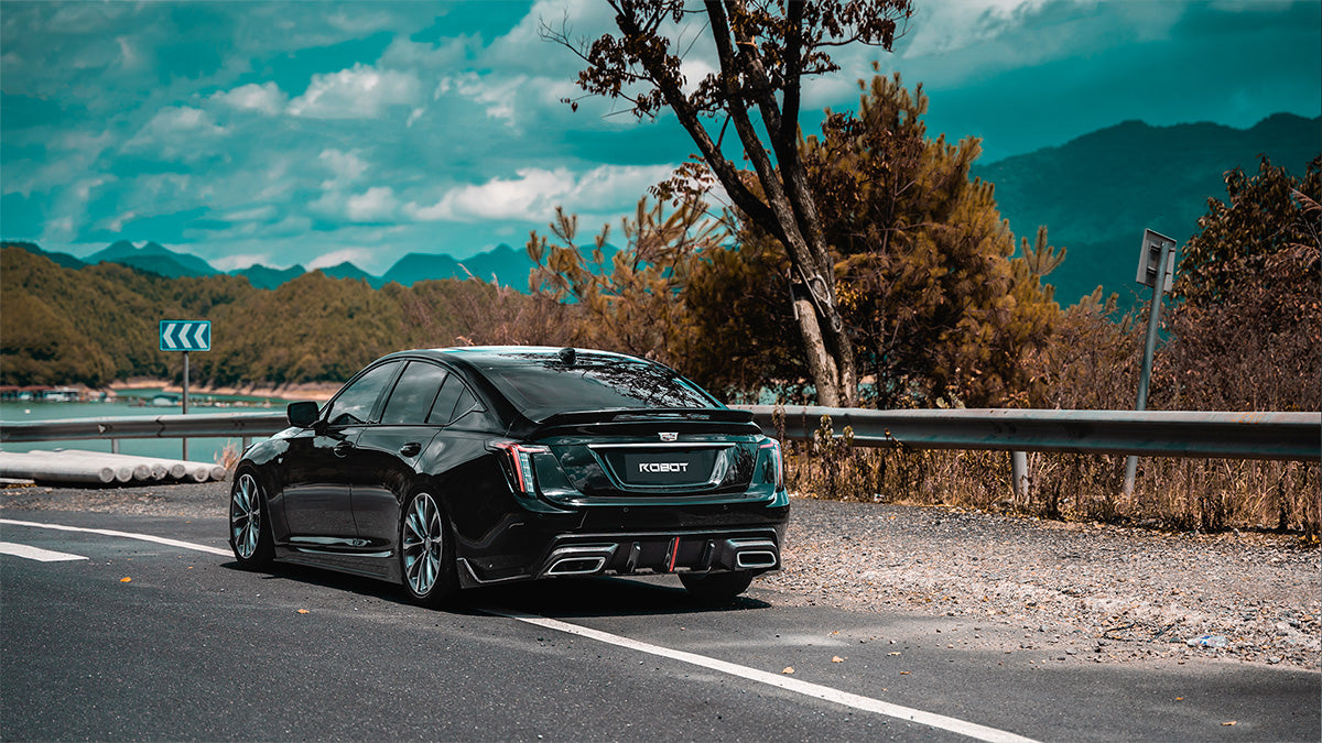 CARBON BODY KIT for CADILLAC CT5 V 2019 - 2024

Set includes:

Front Lip
Front Bumper Assembly

Hood / Bonnet

Side Skirts

Rear Spoiler ( 2 options )
Rear Bumper
Rear Diffuser

Material: Wet Carbon with Fiberglass

NOTE: Professional installation is required.

Why “Contact Us for Pricing”?

We don’t display fixed prices because our goal is to offer you the most competitive deal possible. Product costs often decrease over time, and by requesting a quote, you’ll receive our most up-to-date price on market.

