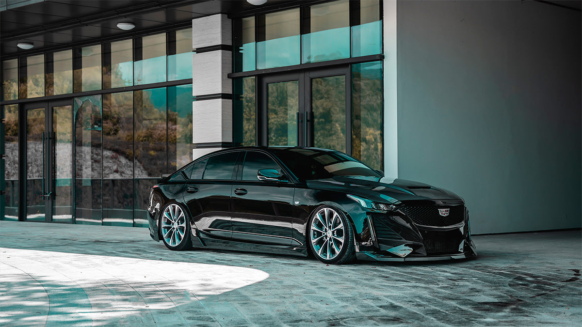 CARBON BODY KIT for CADILLAC CT5 V 2019 - 2024

Set includes:

Front Lip
Front Bumper Assembly

Hood / Bonnet

Side Skirts

Rear Spoiler ( 2 options )
Rear Bumper
Rear Diffuser

Material: Wet Carbon with Fiberglass

NOTE: Professional installation is required.

Why “Contact Us for Pricing”?

We don’t display fixed prices because our goal is to offer you the most competitive deal possible. Product costs often decrease over time, and by requesting a quote, you’ll receive our most up-to-date price on market.

