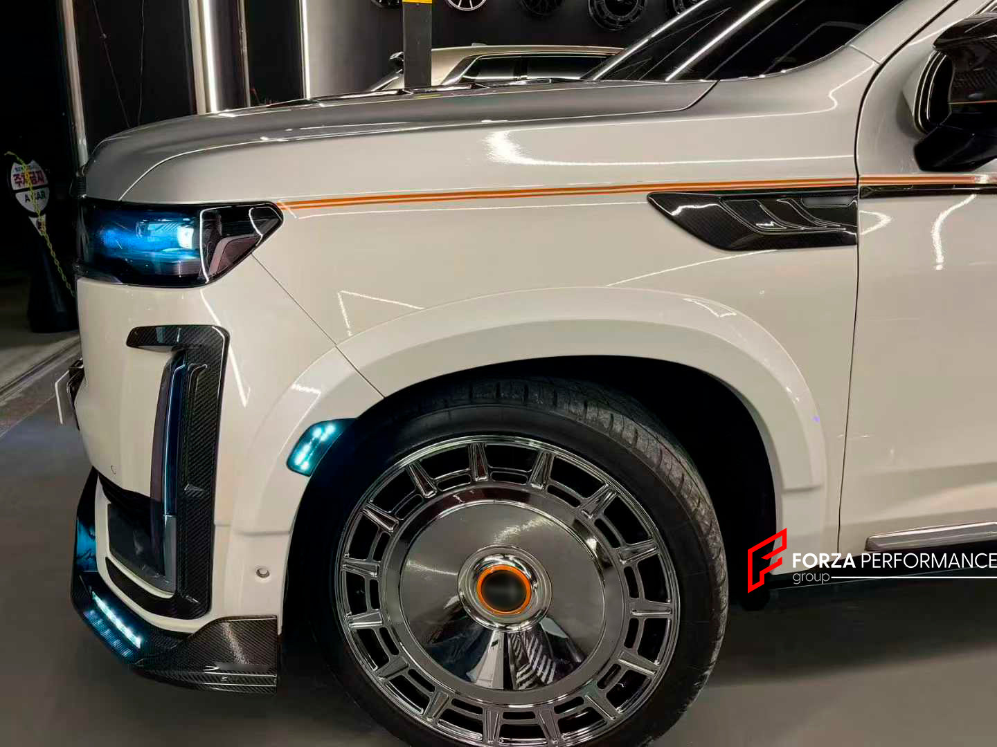 CARBON BODY KIT for CADILLAC ESCALADE V 2021 - 2024

Set includes:
Front Lip

Side Skirts
Mirror Covers
Fender Flares
Rear Diffuser


Material: Plastic

NOTE: Professional installation is required.

Why “Contact Us for Pricing”?

We don’t display fixed prices because our goal is to offer you the most competitive deal possible. Product costs often decrease over time, and by requesting a quote, you’ll receive our most up-to-date price on market.

SECURED PAYMENT METHODS&nbsp;
PayPal (+4.4% fee)
Visa / Masterc