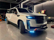 CARBON BODY KIT for CADILLAC ESCALADE V 2021 - 2024

Set includes:
Front Lip

Side Skirts
Mirror Covers
Fender Flares
Rear Diffuser


Material: Plastic

NOTE: Professional installation is required.

Why “Contact Us for Pricing”?

We don’t display fixed prices because our goal is to offer you the most competitive deal possible. Product costs often decrease over time, and by requesting a quote, you’ll receive our most up-to-date price on market.

SECURED PAYMENT METHODS&nbsp;
PayPal (+4.4% fee)
Visa / Masterc