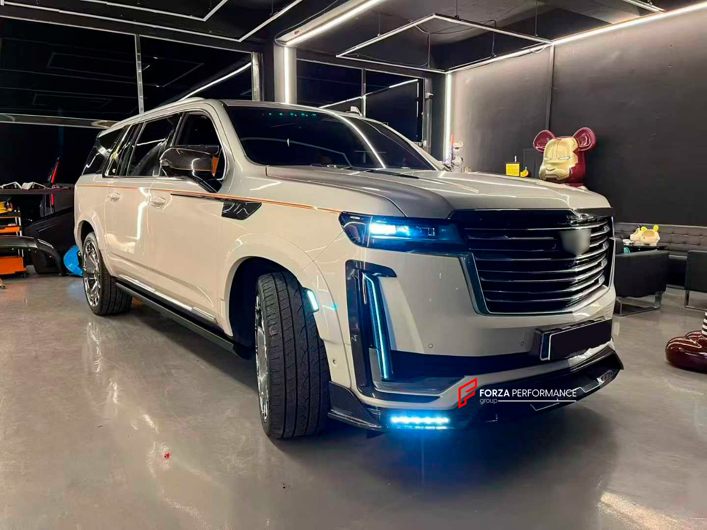 CARBON BODY KIT for CADILLAC ESCALADE V 2021 - 2024

Set includes:
Front Lip

Side Skirts
Mirror Covers
Fender Flares
Rear Diffuser


Material: Plastic

NOTE: Professional installation is required.

Why “Contact Us for Pricing”?

We don’t display fixed prices because our goal is to offer you the most competitive deal possible. Product costs often decrease over time, and by requesting a quote, you’ll receive our most up-to-date price on market.

SECURED PAYMENT METHODS&nbsp;
PayPal (+4.4% fee)
Visa / Masterc