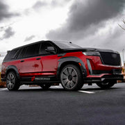 CARBON BODY KIT for Cadillac Escalade V 2021 - 2024
Set includes:

Front Lip
Front Fenders
Side Skirts
Rear Fenders
Rear Diffuser
Material: Carbon

NOTE: Professional installation is required.