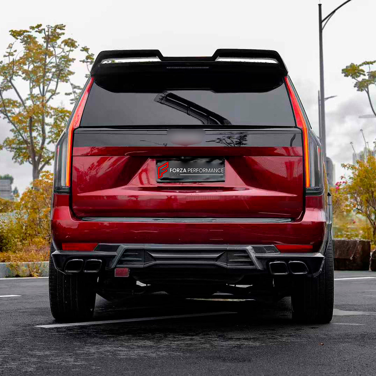 CARBON BODY KIT for Cadillac Escalade V 2021 - 2024
Set includes:

Front Lip
Front Fenders
Side Skirts
Rear Fenders
Rear Diffuser
Material: Carbon

NOTE: Professional installation is required.