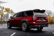 CARBON BODY KIT for Cadillac Escalade V 2021 - 2024
Set includes:

Front Lip
Front Fenders
Side Skirts
Rear Fenders
Rear Diffuser
Material: Carbon

NOTE: Professional installation is required.