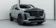 CARBON BODY KIT for Cadillac Escalade V 2021 - 2024
Set includes:

Front Lip
Front Fenders
Side Skirts
Rear Fenders
Rear Diffuser
Material: Carbon

NOTE: Professional installation is required.