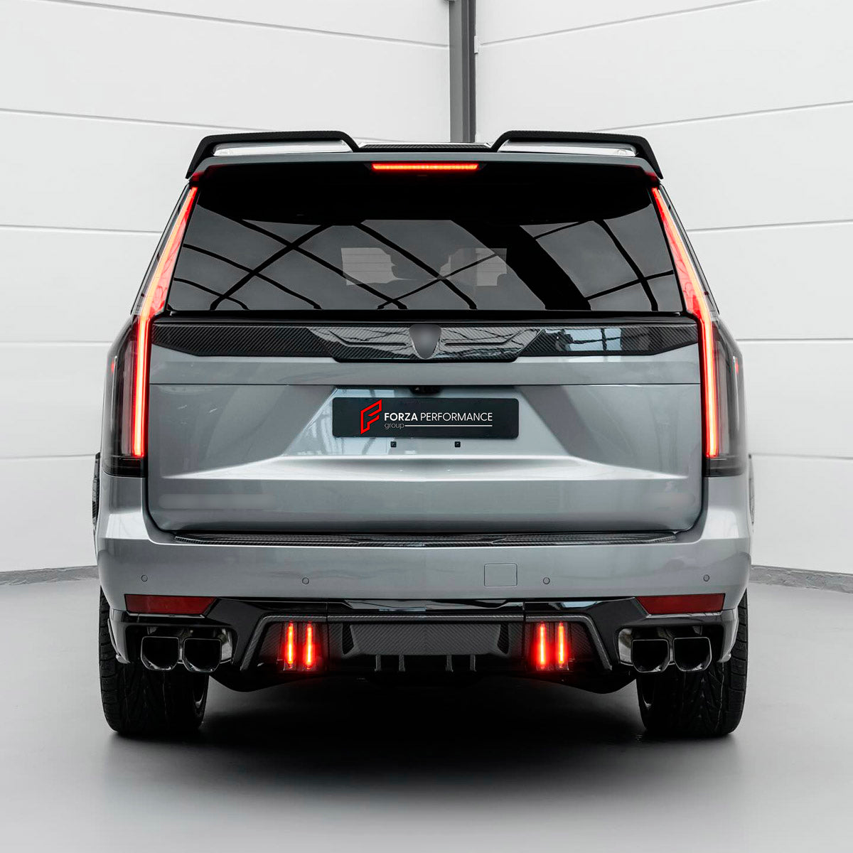 CARBON BODY KIT for Cadillac Escalade V 2021 - 2024
Set includes:

Front Lip
Front Fenders
Side Skirts
Rear Fenders
Rear Diffuser
Material: Carbon

NOTE: Professional installation is required.