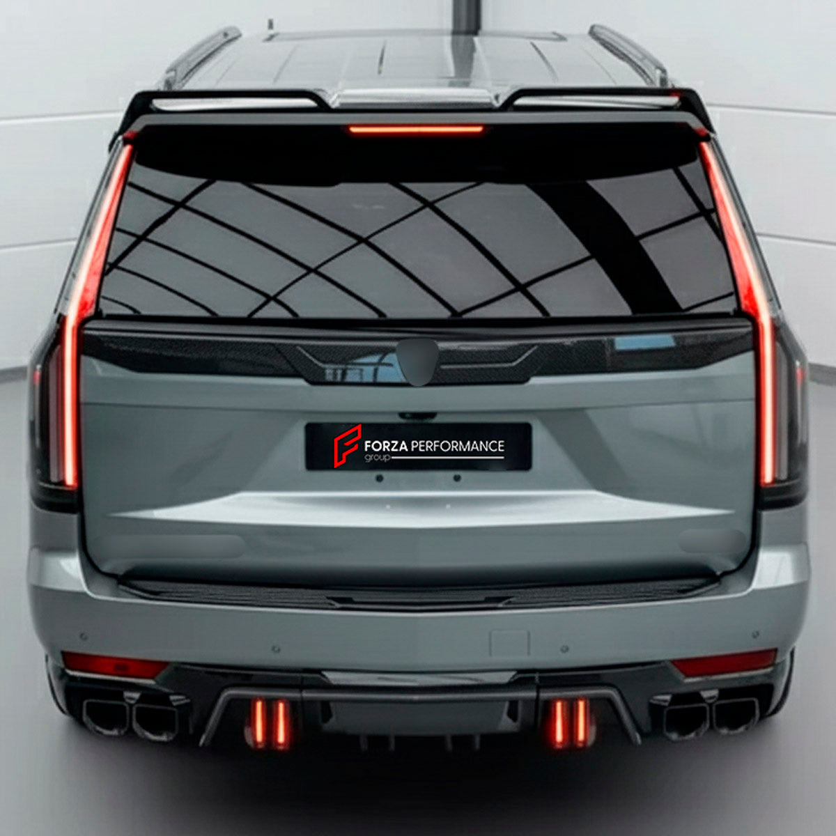 CARBON BODY KIT for Cadillac Escalade V 2021 - 2024
Set includes:

Front Lip
Front Fenders
Side Skirts
Rear Fenders
Rear Diffuser
Material: Carbon

NOTE: Professional installation is required.
