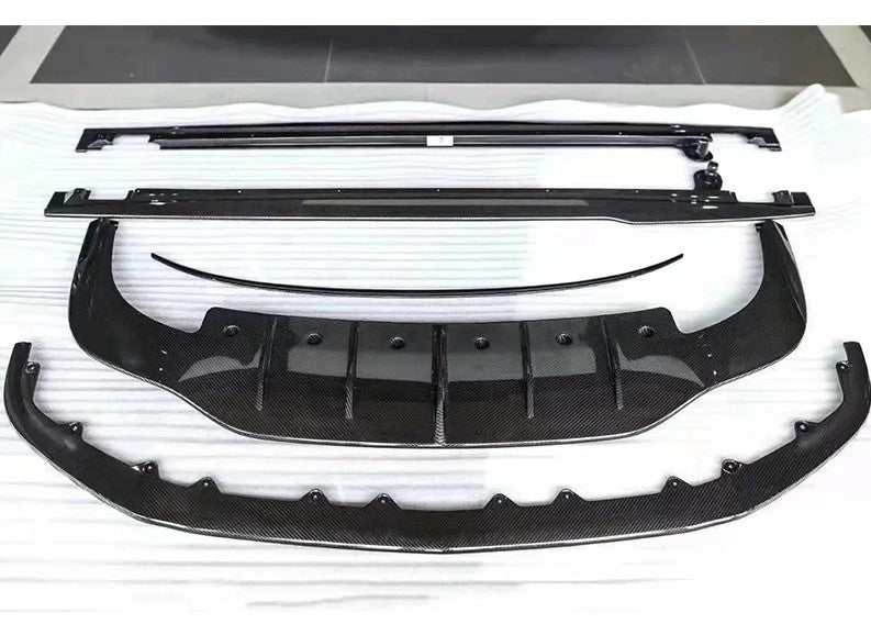 CARBON BODY KIT for BENTLEY CONTINENTAL GT 2018 - 2020    Set includes:  Front Lip Rear Lip Side Skirts Rear Diffuser Rear Spoiler