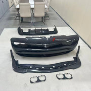 CARBON BODY KIT for Dodge Challenger III LC 2008 - 2024
Set includes:

Front Bumper Assembly
Front Lip
Rear Diffuser
Material: Carbon

NOTE: Professional installation is required.