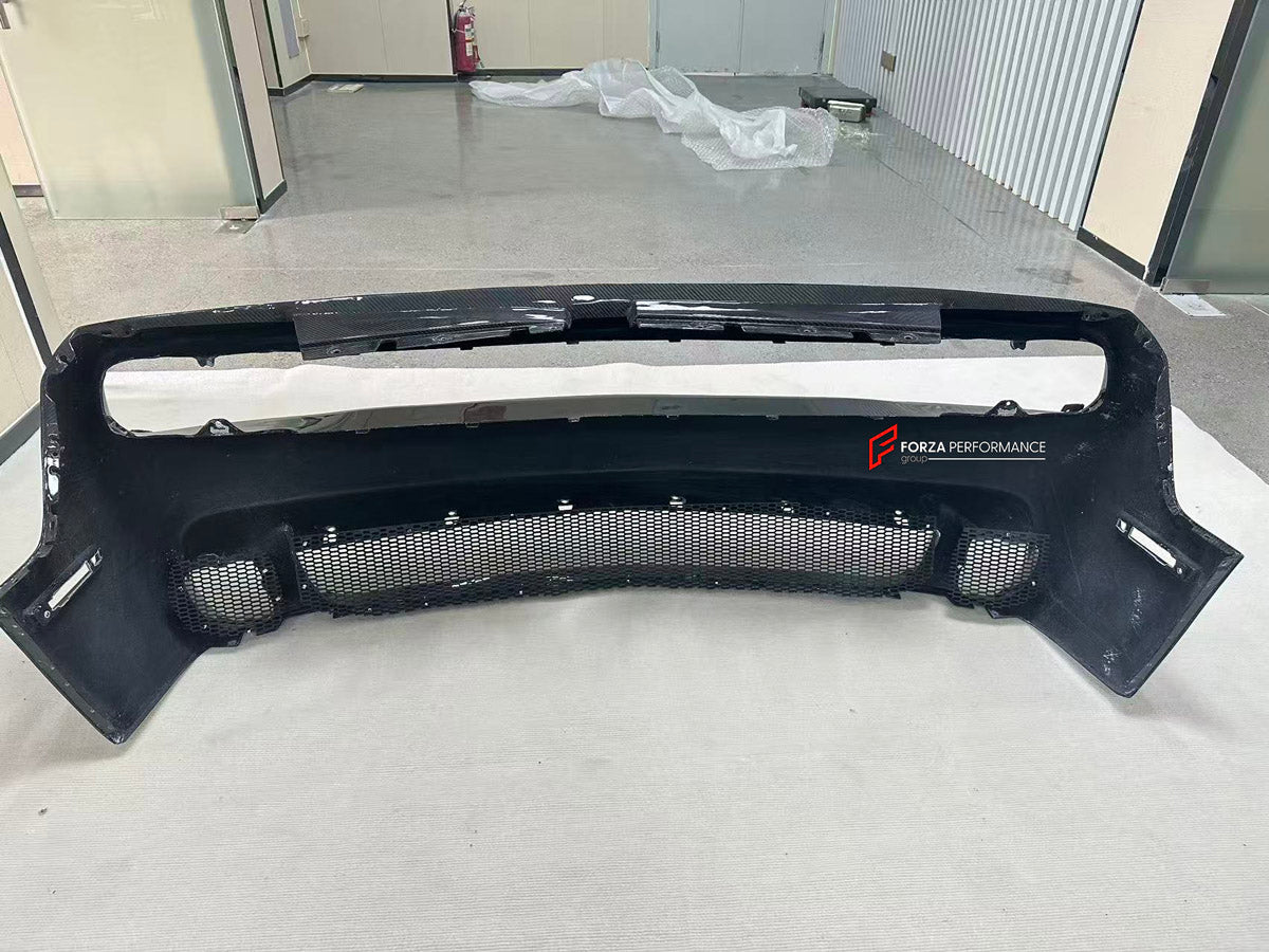 CARBON BODY KIT for Dodge Challenger III LC 2008 - 2024
Set includes:

Front Bumper Assembly
Front Lip
Rear Diffuser
Material: Carbon

NOTE: Professional installation is required.