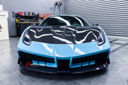 CARBON BODY KIT for FERRARI 488 GTB SPIDER 2015 - 2019

Set includes:

Front Lip
Front Bumper
Hood / Bonnet
Side Skirts
Rear Quarter Rocker Panel Side Skirt
Rear Spoiler
Rear Bumper
Rear Diffuser

Material: Fiberglass with Carbon fiber

NOTE: Professional installation is required. 