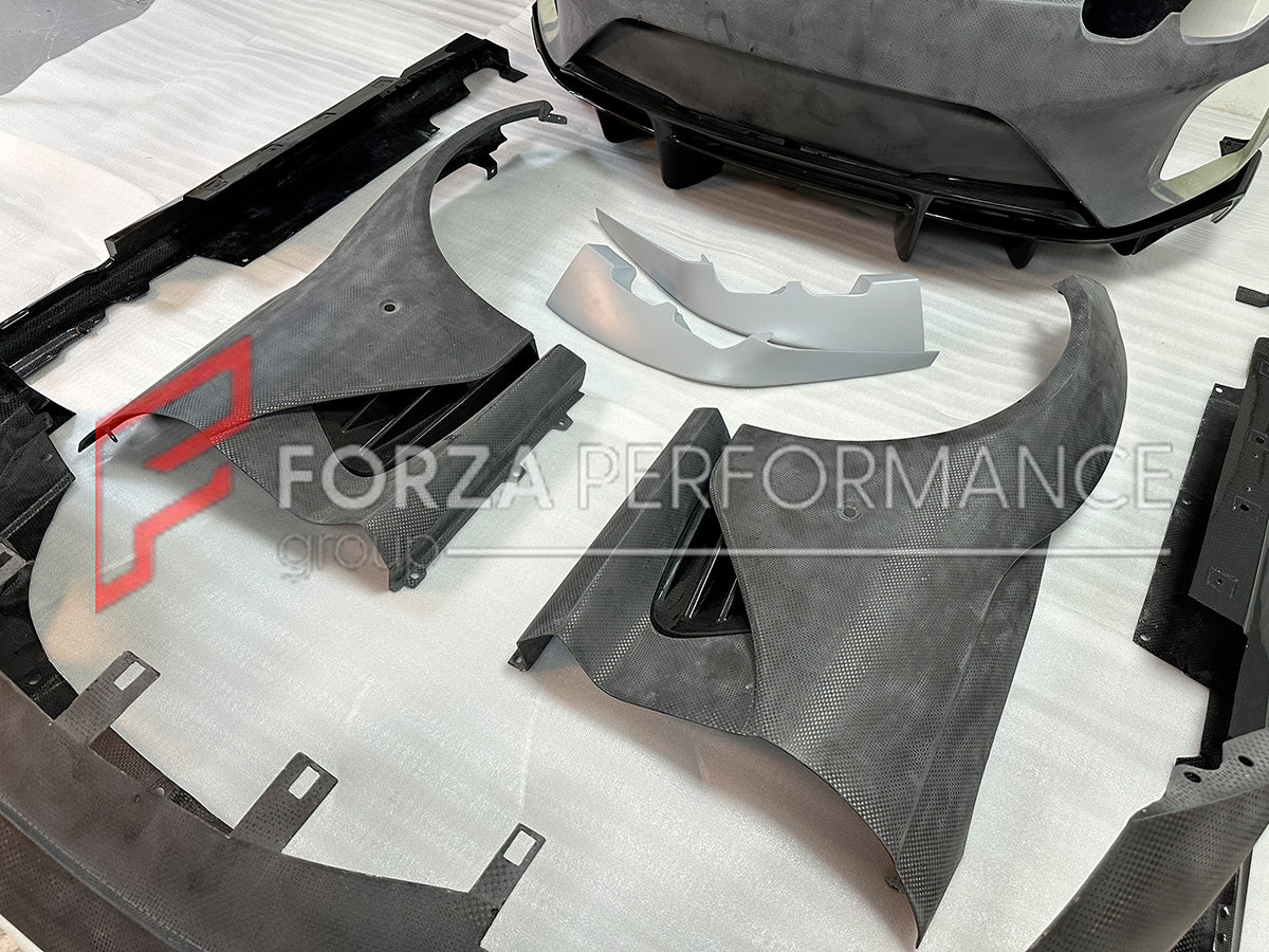 CARBON BODY KIT for FERRARI 812 COMPETIZIONE 2021+

Set includes:

Front Bumper
Hood
Fender Flares
Side Skirts
Rear Bumper
Rear Wing Spoiler
Rear Trunk

Rear Diffuser

Production time: 20 days

Material: Carbon Fiber

NOTE: Professional installation is required.

Contact us for pricing

Payment ►
Visa

Mastercard

PayPal with a credit card (add 4.4% at checkout)
Payoneer
Cryptocurrency
Shipment ►
By express DHL/UPS/TNT/FedEx
To the local international airport
Special line by air
Special line by the sea
To E