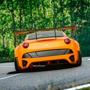 CARBON BODY KIT for Ferrari California 2008 - 2014
Set includes:

Front Bumper
Front Lip
Hood Bonnet
Front Fenders
Mirror Covers
Side Skirts
Rear Fenders
Rear Diffuser
Rear Bumper
Rear Spoiler
Material: Carbon

NOTE: Professional installation is required.