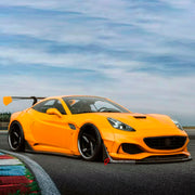 CARBON BODY KIT for Ferrari California 2008 - 2014
Set includes:

Front Bumper
Front Lip
Hood Bonnet
Front Fenders
Mirror Covers
Side Skirts
Rear Fenders
Rear Diffuser
Rear Bumper
Rear Spoiler
Material: Carbon

NOTE: Professional installation is required.