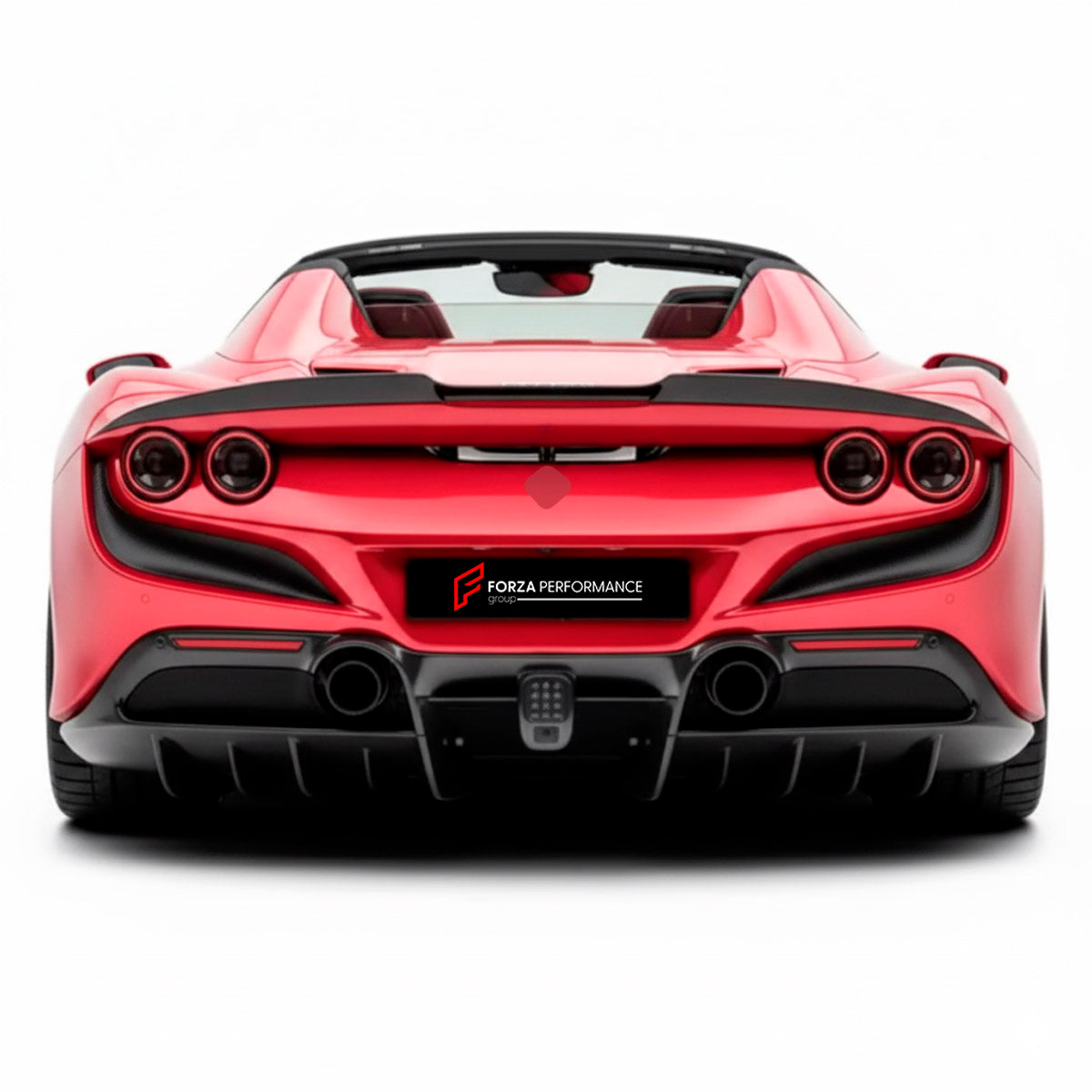 CARBON BODY KIT for Ferrari F8 2019 - 2022
Set includes:

Front Lip
Front Bumper Assembly
Side Skirts
Ducktail Spoiler
Rear Bumper Assembly
Rear Diffuser
Material: Carbon

NOTE: Professional installation is required.