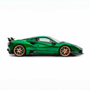 CARBON BODY KIT for Ferrari F8 2019 - 2022
Set includes:

Front Lip
Front Bumper Assembly
Side Skirts
Ducktail Spoiler
Rear Bumper Assembly
Rear Diffuser
Material: Carbon

NOTE: Professional installation is required.