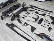 CARBON BODY KIT for Ferrari F8 2019 - 2022
Set includes:

Front Lip
Front Bumper Assembly
Side Skirts
Ducktail Spoiler
Rear Bumper Assembly
Rear Diffuser
Material: Carbon

NOTE: Professional installation is required.