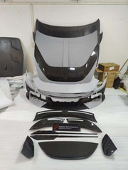 CARBON BODY KIT for FERRARI ROMA

Set includes:

Front Bumper
Front Grille
Hood / Bonnet
Side Mirror Covers
Side Trims
Side Skirts
Trunk Panel
Rear Spoiler

Rear Diffuser

Material: Carbon Fiber

Note: Professional installation is required.