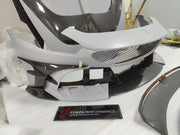 CARBON BODY KIT for FERRARI ROMA

Set includes:

Front Bumper
Front Grille
Hood / Bonnet
Side Mirror Covers
Side Trims
Side Skirts
Trunk Panel
Rear Spoiler

Rear Diffuser

Material: Carbon Fiber

Note: Professional installation is required.