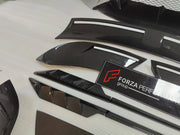 CARBON BODY KIT for FERRARI ROMA

Set includes:

Front Bumper
Front Grille
Hood / Bonnet
Side Mirror Covers
Side Trims
Side Skirts
Trunk Panel
Rear Spoiler

Rear Diffuser

Material: Carbon Fiber

Note: Professional installation is required.