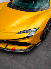 CARBON BODY KIT for FERRARI SF90 SPIDER

Set includes:


Front Lip
Hood Air Vent Trims
Fender Air Vent Trims
Side Skirts
Side Mirror Covers
Rear Spoiler
Rear Diffuser

Material: Carbon

NOTE: Professional installation is required.

Why “Contact Us for Pricing”?
