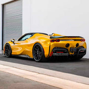 CARBON BODY KIT for FERRARI SF90 SPIDER

Set includes:


Front Lip
Hood Air Vent Trims
Fender Air Vent Trims
Side Skirts
Side Mirror Covers
Rear Spoiler
Rear Diffuser

Material: Carbon

NOTE: Professional installation is required.

Why “Contact Us for Pricing”?
