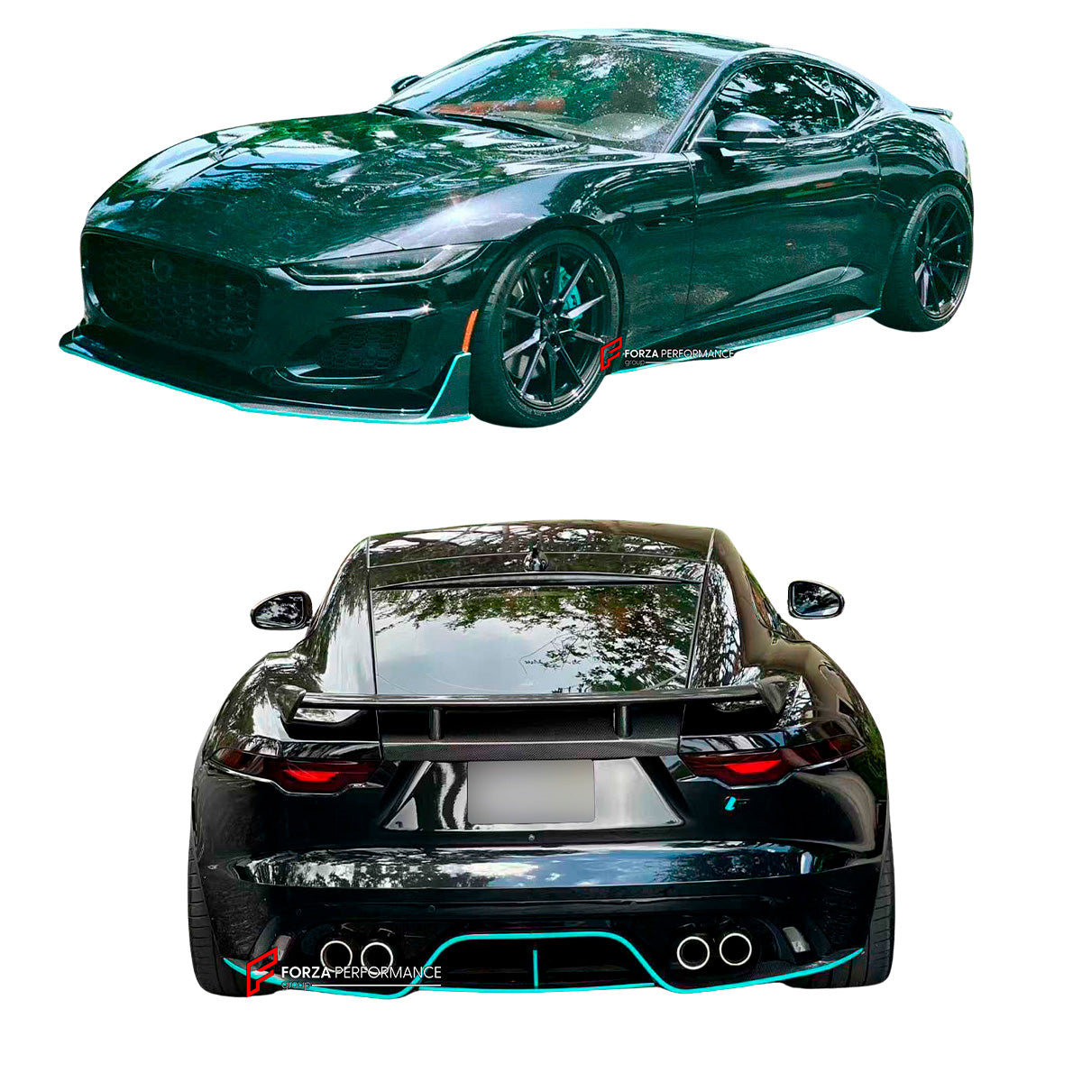 CARBON BODY KIT for JAGUAR F TYPE X152 2ND FACELIFT 2021+
Set includes:
Front Lip
Side Skirts
Rear Spoiler
Material: Carbon
NOTE: Professional installation is required