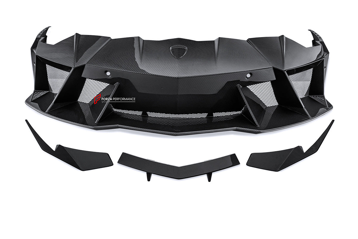CARBON BODY KIT for LAMBORGHINI AVENTADOR LP700 2011 - 2016

Set includes:

Front Lip
Front Bumper
Hood / Bonnet
Front Fenders
Side Skirts
Rear Air Inlet Covers
Rear Fender Trims
Rear Wing Spoiler
Rear Diffuser

Material: Dry Carbon

NOTE: Professional installation is required