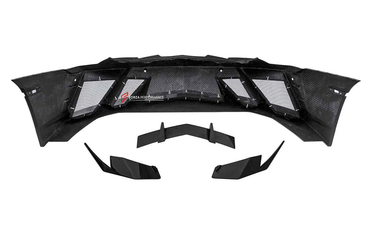 CARBON BODY KIT for LAMBORGHINI AVENTADOR LP700 2011 - 2016

Set includes:

Front Lip
Front Bumper
Hood / Bonnet
Front Fenders
Side Skirts
Rear Air Inlet Covers
Rear Fender Trims
Rear Wing Spoiler
Rear Diffuser

Material: Dry Carbon

NOTE: Professional installation is required