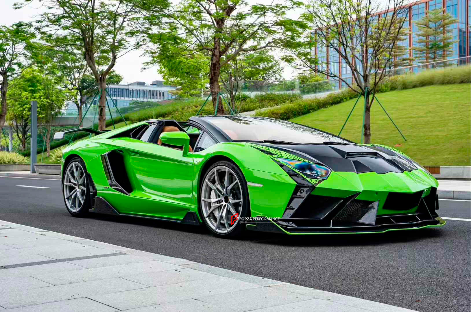 CARBON BODY KIT for LAMBORGHINI AVENTADOR LP700 2011 - 2016

Set includes:

Front Lip
Front Bumper
Hood / Bonnet
Front Fenders
Side Skirts
Rear Air Inlet Covers
Rear Fender Trims
Rear Wing Spoiler
Rear Diffuser

Material: Dry Carbon

NOTE: Professional installation is required