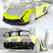 CARBON BODY KIT for LAMBORGHINI AVENTADOR LP700 2011 - 2016

Set includes:

Front Lip
Front Bumper
Hood / Bonnet
Front Fenders
Side Skirts
Rear Air Inlet Covers
Rear Fender Trims
Rear Wing Spoiler
Rear Diffuser

Material: Dry Carbon

NOTE: Professional installation is required