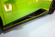 Carbon Body Kit for Lamborghini Huracan LP610
Set includes:

Front Lip Splitter
Rear Diffuser
Side Under Spoiler
Rear Wing Spoiler With Base
Side Skirt Air Scoop Covering Trim
Rear Fender Scoop Covering Trim
Material: Carbon

NOTE: Professional installation is required.