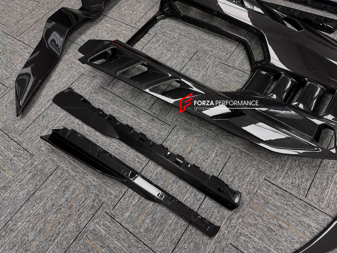 CARBON FRONT LIP for LAMBORGHINI REVUELTO 2023+

Set includes:

Front Lip
Mirror Covers
Side Skirts
Hood Trim
Rear spoiler
Rear Engine Lid
Rear Diffuser

Material:&nbsp;Carbon

NOTE: Professional installation is required.

Why “Contact Us for Pricing”?

We don’t display fixed prices because our goal is to offer you the most competitive deal possible. Product costs often decrease over time, and by requesting a quote, you’ll receive our most up-to-date price on market.

SECURED PAYMENT METHODS&nbsp;
PayPal (+
